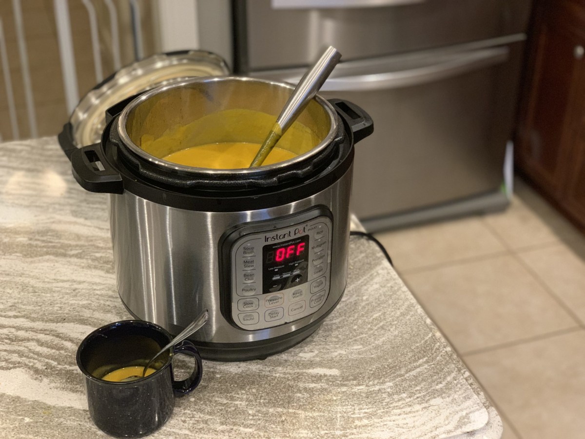 Butternut Apple Ginger Spiced Soup